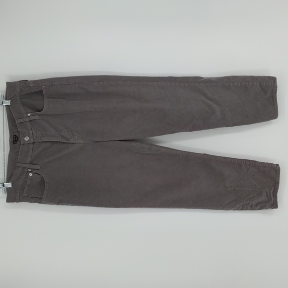 J. Crew Other - J. Crew Men's Gray Corduroy Slim Straight Pants Size 33 Minimalist Office Casual